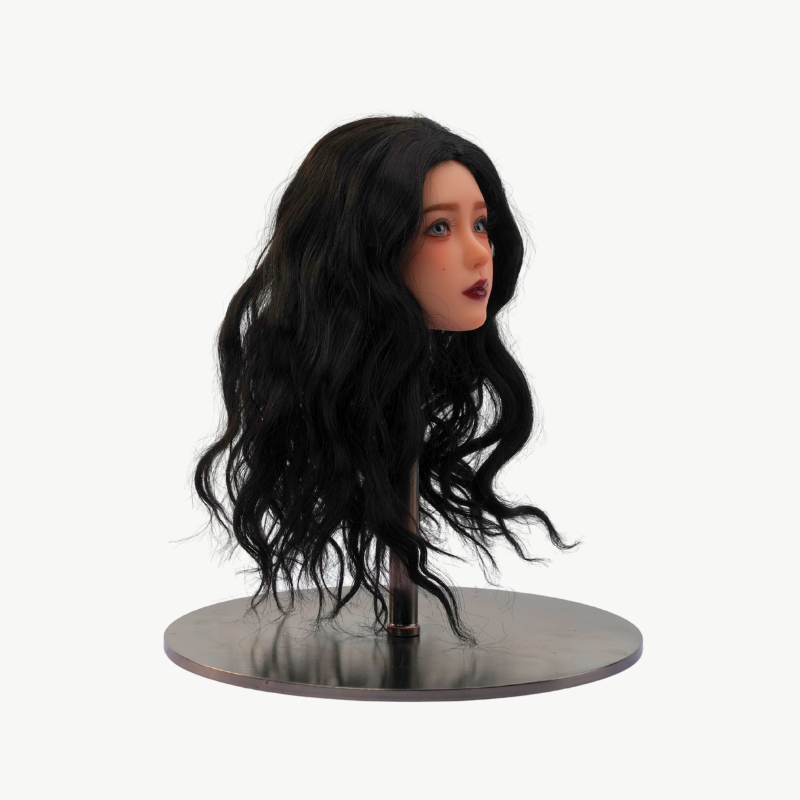 Black Long Wavy Wig