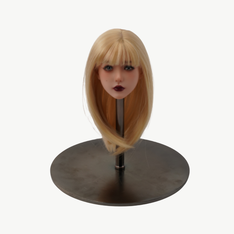 Blonde Straight Wig with Bangs