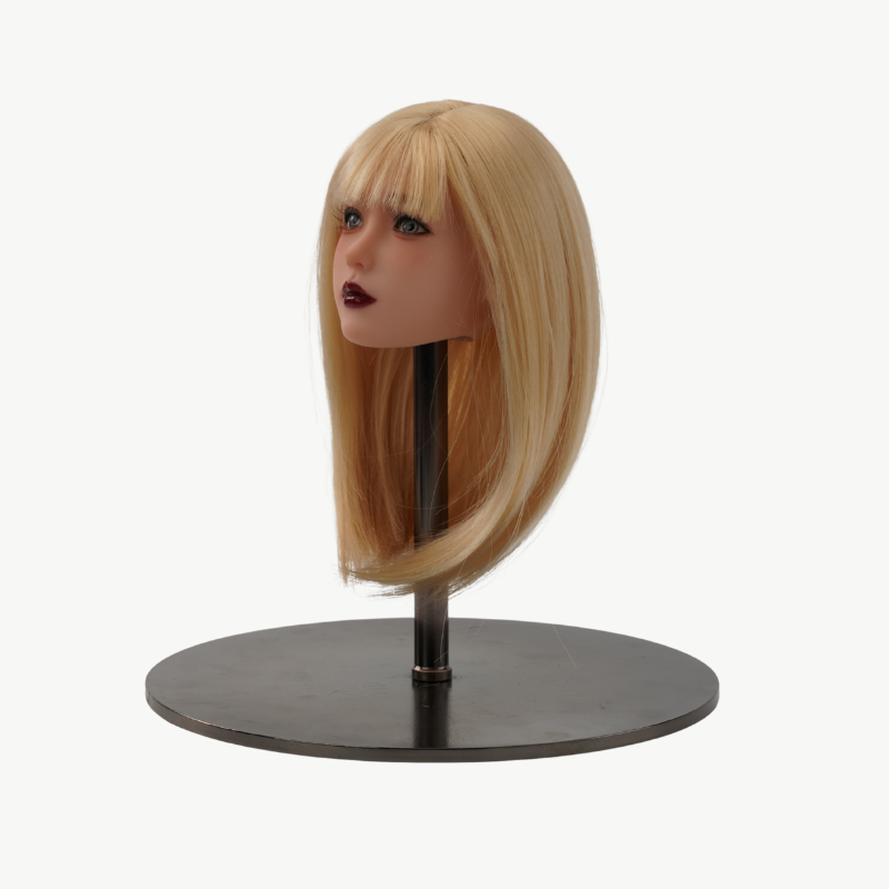 Blonde Straight Wig with Bangs